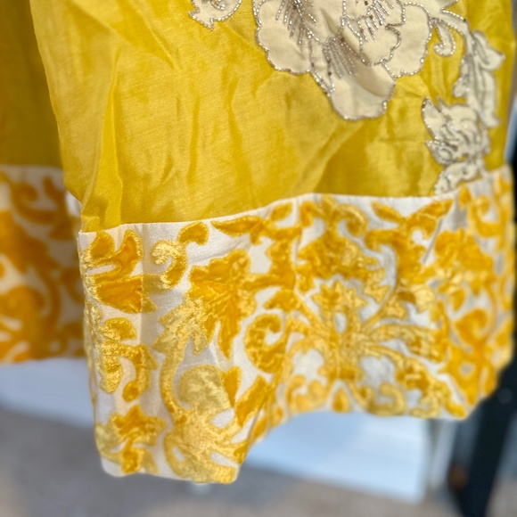 Designer Yellow Anarkali - Picture 6 of 9